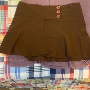 Brown skirt